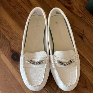 White Anne Klein iflex Loafers